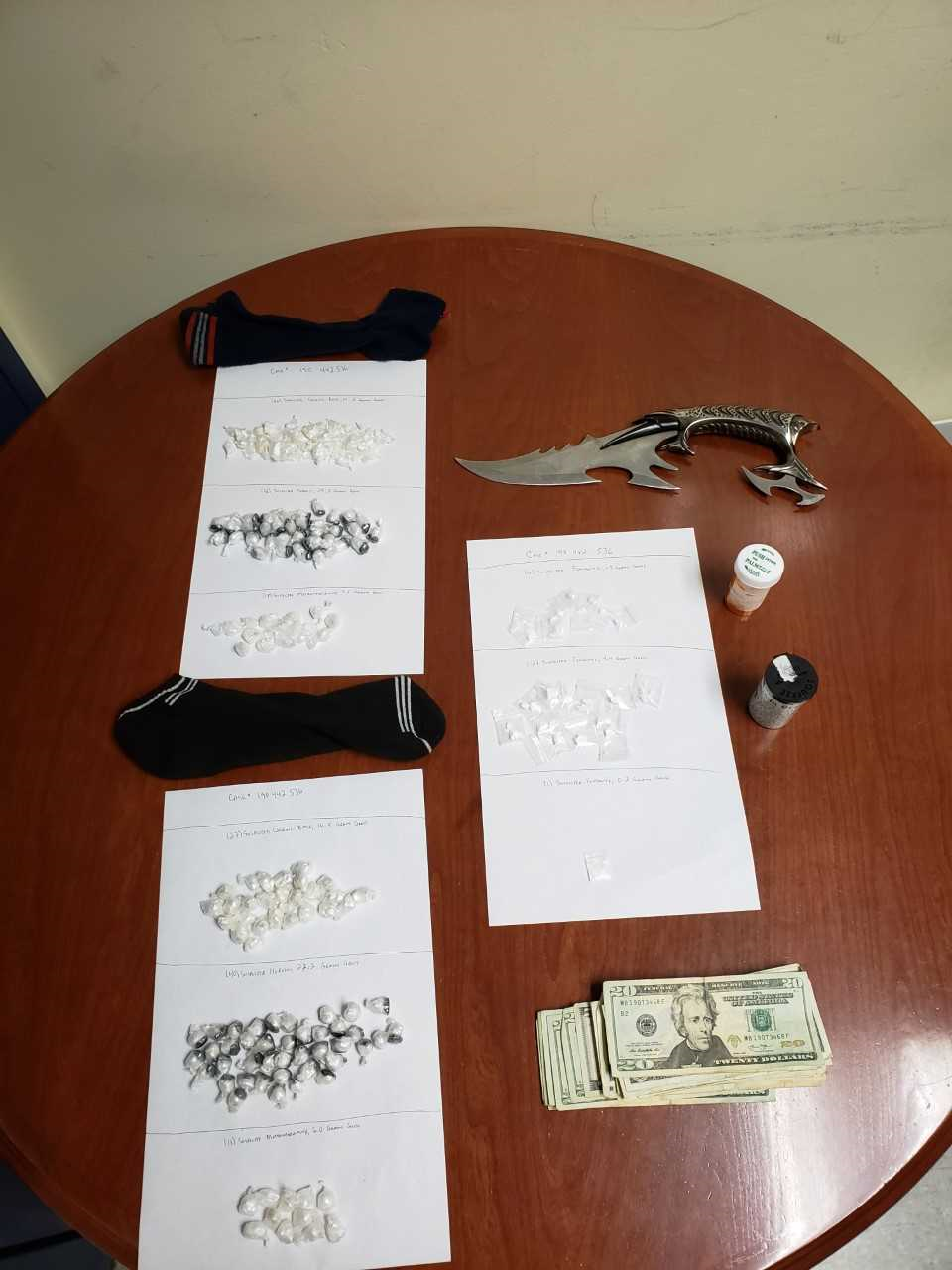 Photo of narcotics seized in Tenderloin operation