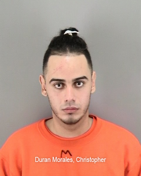 Booking photo of Christopher Duran Morales