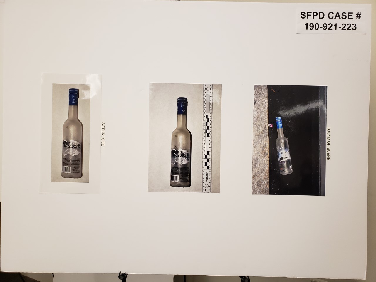 Photo of Weapon from SFPD Case #190-921-223