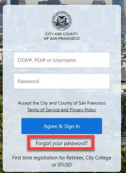 screenshot to show where to reset MyApps password