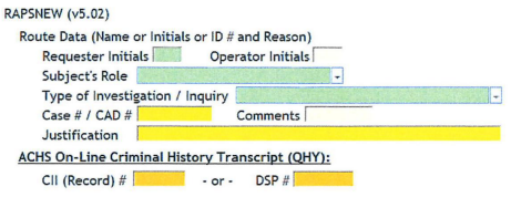 Level II, Justification Field