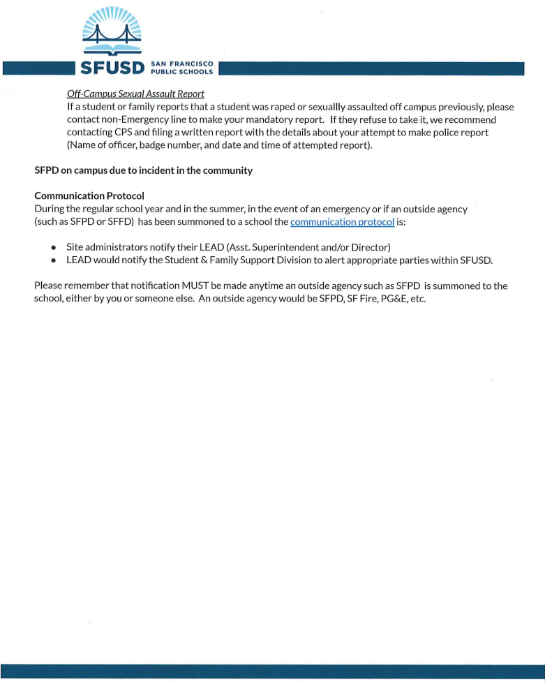 Guidelines for Schools Interacting with Law Enforcement page 2