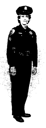 An image showing uniform used by Duty Class B Patrol Division