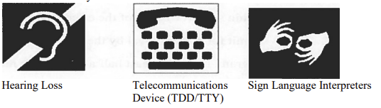 Available Auxiliary Aids & Services: