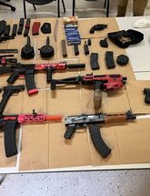 Photo of weapons from news release