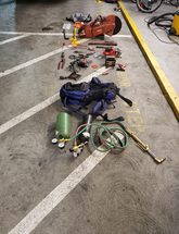 Photo of tools seized from commercial burglary suspect