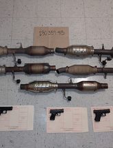 Image of recovered catalytic converters