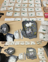 Image of narcotics seized during warrant service