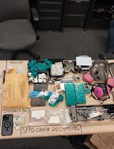 Image of narcotics seized during arrest