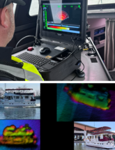 Image of wreckage located under water by Marine Unit
