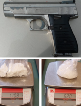 Image of firearms and narcotics seized during drug market crackdown