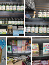Image of illegal items seized from city smoke shops