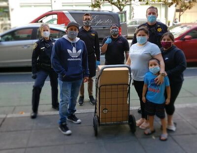 Tenderloin Food Delivery Event Group Photo