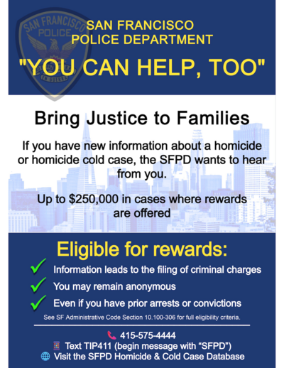 Image of Homicide Reward Fund Eligibility