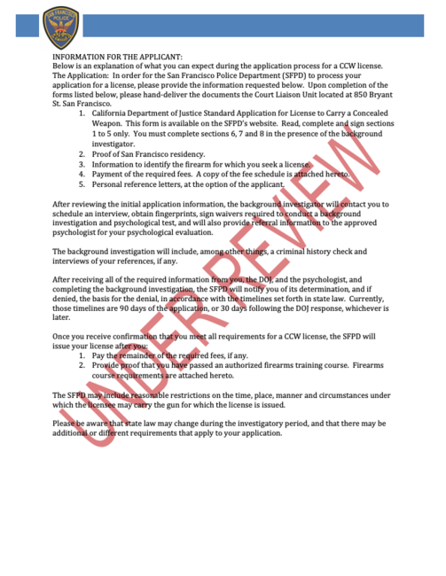 Carrying Concealed Weapon Policy Page 3