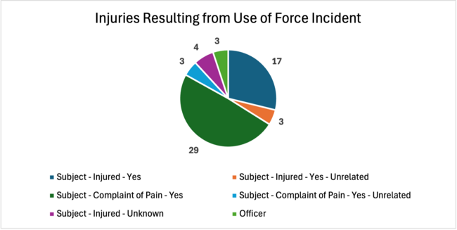 January 2026 Injuries from Use of Force Incident