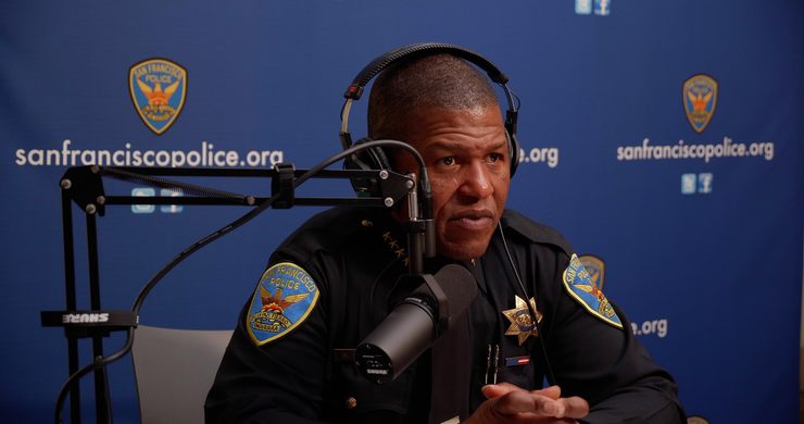 Photo of Chief Scott During the New Podcast