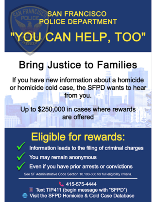 Image of Homicide Reward Fund Eligibility