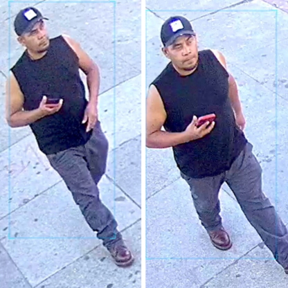 Image of person of interest in aggravated assault incident