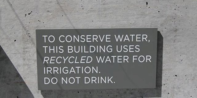 Police Headquarters Building Uses Recycled Water for Irrigation