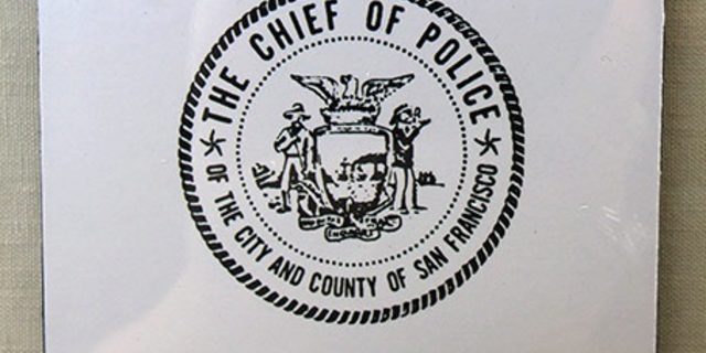 Police Headquarters Embossed Image of Police Commission Seal, early 20th Century