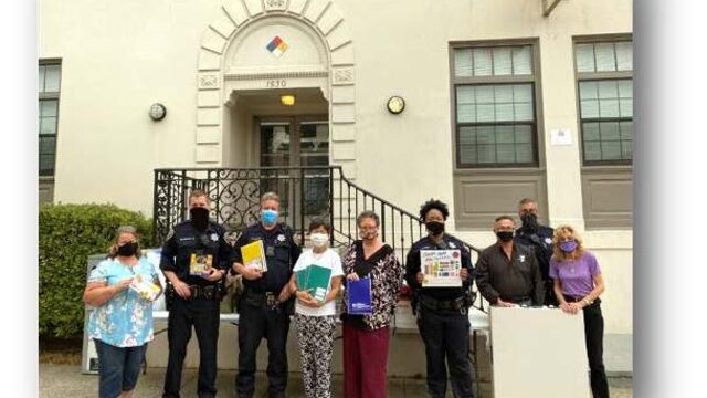 Faith and Blue Weekend Group Photo at Baptist Church