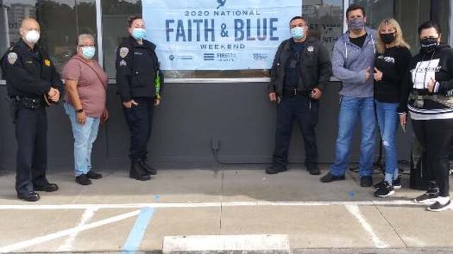 Faith and Blue Weekend Group photo