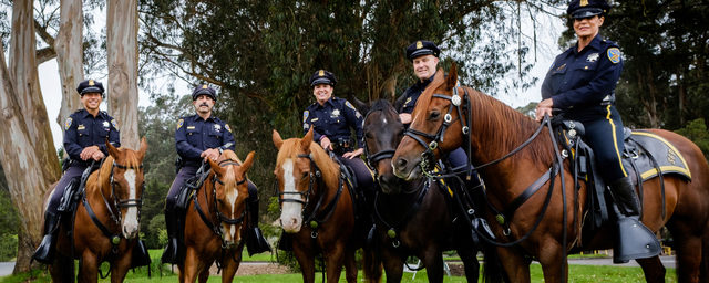 SFPD Mounted Patrol Unit