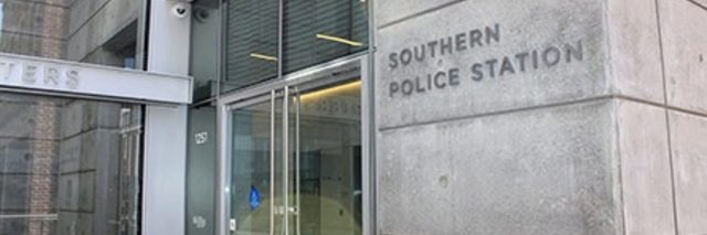 Southern Police Station Entrance at 1251 3rd Street